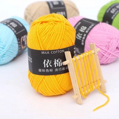 Len Milk Cotton Mác Đen Cuộn 50gr (Mã 01-50) - Giá chỉ 19.360₫, giảm tới 4.259₫ 8