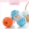 Len nhung mèo sợi to nhẹ mềm mịn 50gr - Giá ưu đãi 30.800đ, len móc thú bông 6