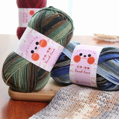 Len Yaoh Wool Love Màu Loang Ngọt Ngào 100gr - Vải len giá chỉ 44.100 VND 3