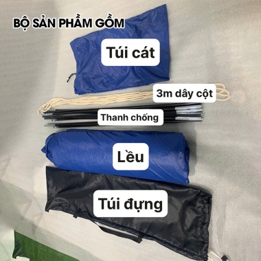 Lều Bay Đi Biển Che Nắng Gấp Gọn - Lều Dã Ngoại Tắm Biển Giá Cực Sốc 399k 4