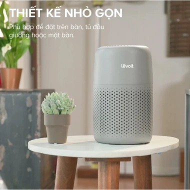 Levoit Core Mini Pro – Máy lọc không khí 15m2, lọc than, Vortex 3.0, 24 tháng BH