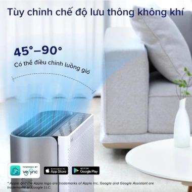 Levoit EverestAir máy lọc không khí AirSight Plus, cảm biến, VortexAir, 130m2, bảo hành 24 tháng - giảm 22% 5 Levoit EverestAir máy lọc không khí AirSight Plus, cảm biến, VortexAir, 130m2, bảo hành 24 tháng - giảm 22% 5
