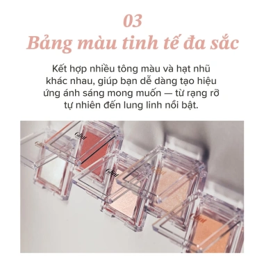 LG Makeup VN Phấn Bắt Sáng Glint 2.3g - Bột Ngọc Trai Siêu Mịn, Giá 379k