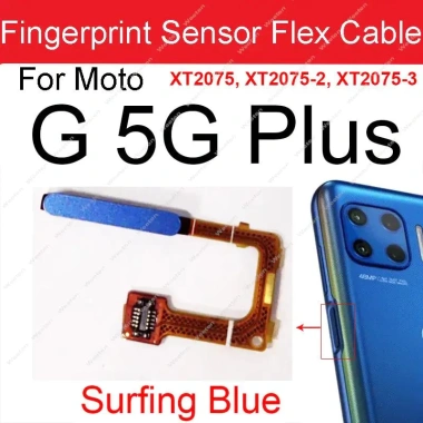 Linh kiện thay thế Motorola Moto G 5G Plus – Đầu đọc vân tay cảm ứng 5G, ID, nút cáp mềm, chìa khóa nhà