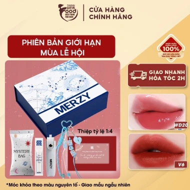 Livestream Hộp Quà Điều Ước Son Môi Merzy Holiday 25 Bundle Combo Box Quà Tặng Giá Ưu Đãi 209k 2