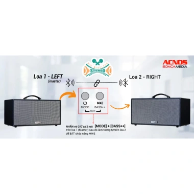 LiveXTRA 20% Loa Karaoke ACNOS - Giảm tới 20% cho CS448, CS447R, KS362D, CS121 và các mẫu khác