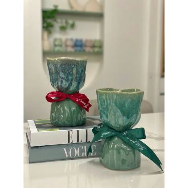 Lọ hoa bó hoa thủ công Bát Tràng - gốm Randon, kèm nơ xinh, giá chỉ 199.000đ (giảm 20%) 6 Lọ hoa bó hoa thủ công Bát Tràng - gốm Randon, kèm nơ xinh, giá chỉ 199.000đ (giảm 20%) 6