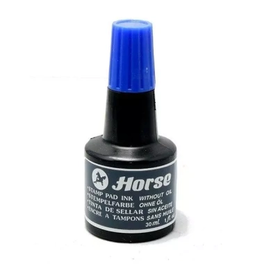Lọ Mực Đóng Dấu Horse H-30cc Thái Lan - Mực Tươi Mau Khô, Dùng cho mọi loại khay dấu, 11.700 VND