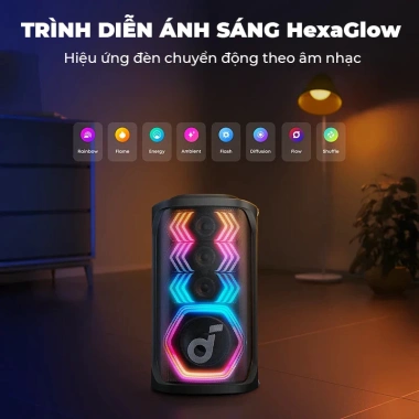Loa Bluetooth Anker SoundCore Rave 3S 200W AI Karaoke, Pin 12h, IPX4, BH 18 Tháng - 6,241,463₫ 4