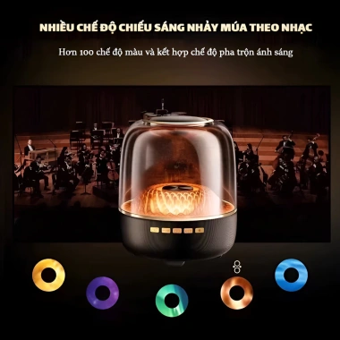 Loa Bluetooth Glass 5 Bass 30W, Âm thanh vòm, RGB LED, Bảo hành 12 tháng, 259.999₫ 3
