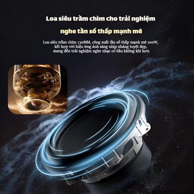 Loa Bluetooth Glass 5 Bass 30W, Âm thanh vòm, RGB LED, Bảo hành 12 tháng, 259.999₫ 8