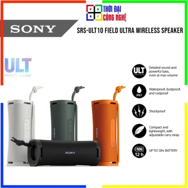 Loa Bluetooth Sony ULT Field 1 Bass Cực Mạnh, IP67, Pin 12h - Chính Hãng, BH 24 Tháng, Giá 2.3 Triệu