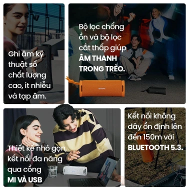 Loa Bluetooth Sony ULT Field 1 Bass Cực Mạnh, IP67, Pin 12h - Chính Hãng, BH 24 Tháng, Giá 2.3 Triệu 2