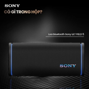 Loa Bluetooth Sony ULT Field 5 Chính Hãng - Âm thanh khủng, bass mạnh, LED RGB, chống nước IP67, BH 12 tháng 4