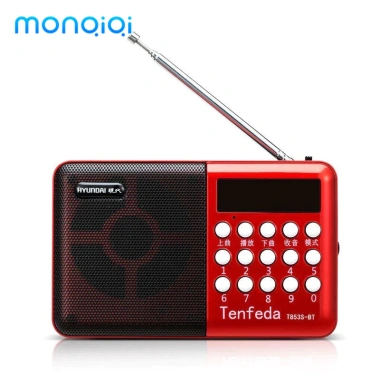 Loa đài FM mini USB hỗ trợ thẻ nhớ, tai nghe, đèn pin - Radio kỹ thuật số di động, chỉ 85.000₫