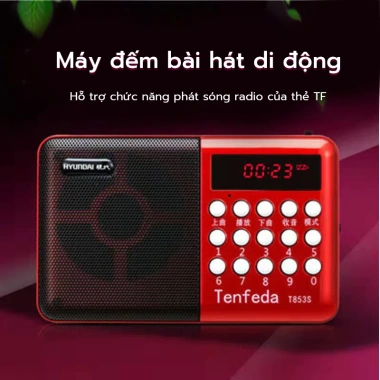 Loa đài FM mini USB hỗ trợ thẻ nhớ, tai nghe, đèn pin - Radio kỹ thuật số di động, chỉ 85.000₫ 3