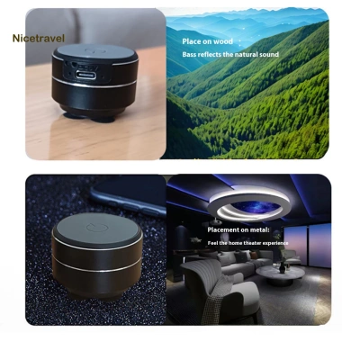Loa dẫn truyền xương Bluetooth chống nước, công nghệ hấp phụ, cốc hút, âm thanh không dây di động - Giá 301.400₫