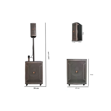 Loa Karaoke ProSing W15-COT 10 không dây di động - Bảo hành 12t, Đổi 1 trong 15 ngày, Giá 10,640,000 VND 4