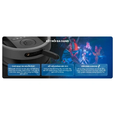 Loa Kéo Alpha Works STUDIO 110 100W, Karaoke Di Động, Micro Không Dây, Hàng PGI BH 12 Tháng