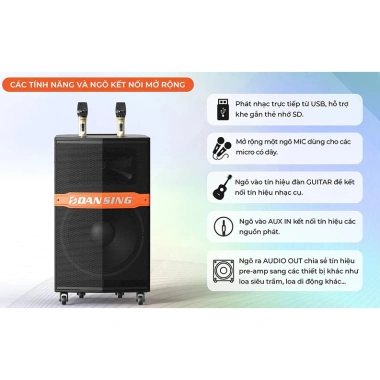 Loa Kéo Karaoke Paramax Dansing HK-396S - Bảo hành 12 tháng, 1 đổi 1 15 ngày, giảm 20%