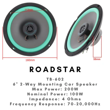 Loa xe TAYO 6.5 inch 200W HiFi stereo 2 chiếc - Âm thanh mạnh, giá chỉ 43k 5 Loa xe TAYO 6.5 inch 200W HiFi stereo 2 chiếc - Âm thanh mạnh, giá chỉ 43k 5