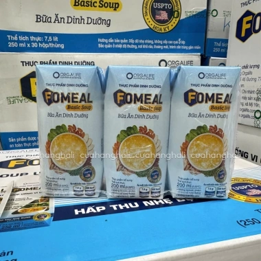 Lốc 3 Hộp Fomeal Basic Soup 200ml - Giá 99k, Dinh Dưỡng, Nhanh Gọn, Tiết Kiệm 5 Lốc 3 Hộp Fomeal Basic Soup 200ml - Giá 99k, Dinh Dưỡng, Nhanh Gọn, Tiết Kiệm 5