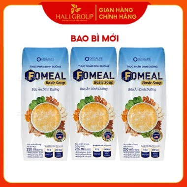 Lốc 3 Hộp Fomeal Basic Soup - Súp dinh dưỡng, tiện lợi, chỉ 99.000₫ giảm so với 123.750₫