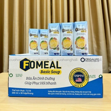 Lốc 3 Hộp Fomeal Basic Soup - Súp dinh dưỡng, tiện lợi, chỉ 99.000₫ giảm so với 123.750₫
