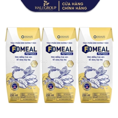 Lốc 3 Hộp Fomeal Peptides 250ml - Tăng sức khỏe, giảm giá 22.8k