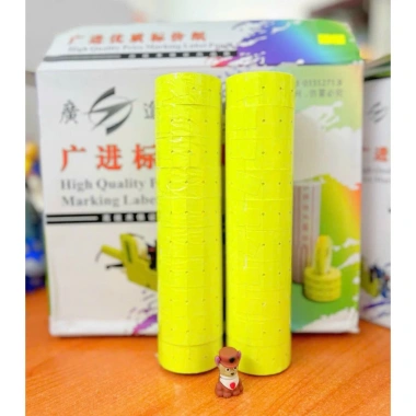 Lốc tem giấy dán giá màu dạ quang 10 cuốn - Giá chỉ 16.000 VNĐ, giảm mạnh 3