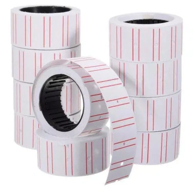 Lốc tem giấy dán giá trắng cuộn - Giá ưu đãi 18.000đ, dán nhanh, bền màu