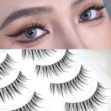 Lông Mi giả hoạt hình Thái Lan trong suốt, thân mỏng, sợi tự nhiên, thoải mái mặc, chỉ 49.500₫