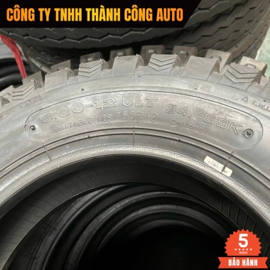 Lốp 5.00-12 MAXXIS C688 14PR K2.700 - Size Nhỏ cho Dongbei X30, Xe Tải 500-12, Giảm 20% tới 1.08 triệu