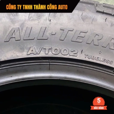Lốp Bridgestone AT02 255/65R18 Ford Ranger – Địa hình chính hãng, giảm giá 5,000,000 VND 5