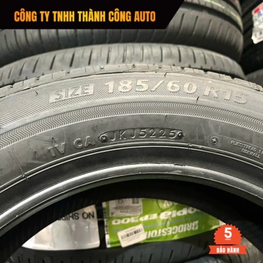 Lốp Bridgestone EP300 185/60R15 cho Toyota Vios G/E – Giá chỉ 1.950.000 (Tiết kiệm 500k) – Chính hãng 5