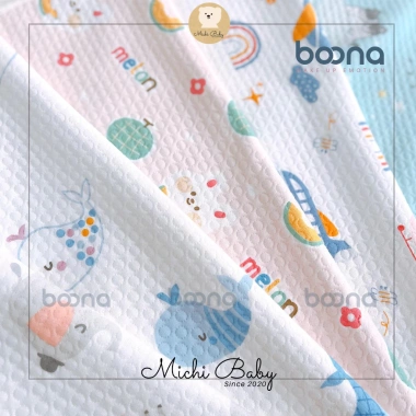 Lót Chống Thấm Boona Vải Organic Cao Cấp 50x70cm - Michi Baby MC327 Giá 58.000đ 2