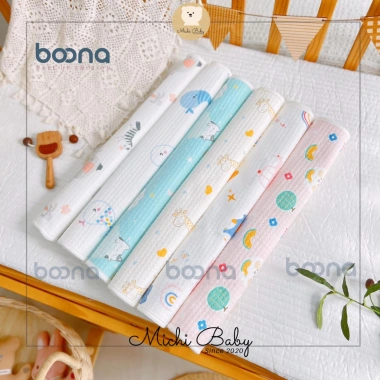 Lót Chống Thấm Boona Vải Organic Cao Cấp 50x70cm - Michi Baby MC327 Giá 58.000đ 4