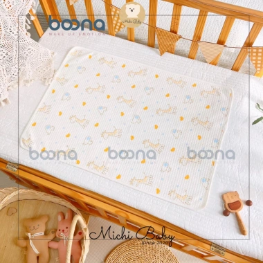 Lót Chống Thấm Boona Vải Organic Cao Cấp 50x70cm - Michi Baby MC327 Giá 58.000đ 5