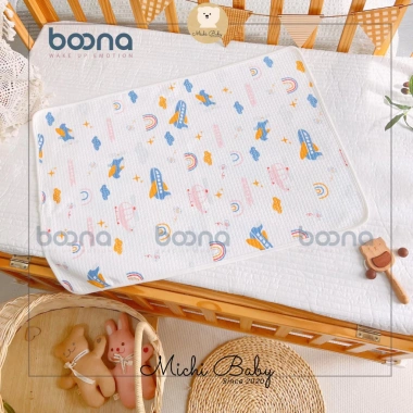 Lót Chống Thấm Boona Vải Organic Cao Cấp 50x70cm - Michi Baby MC327 Giá 58.000đ 6
