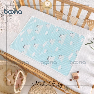 Lót Chống Thấm Boona Vải Organic Cao Cấp 50x70cm - Michi Baby MC327 Giá 58.000đ 10
