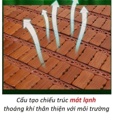 Lót ghế ô tô văn phòng tre trúc chống nóng, giảm mỏi lưng, thoáng khí – 1 chiếc 120k