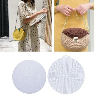 Lót túi canvas hình tròn đa size 7.5-23.5cm - Chỉ 15.000đ, chất liệu bền, dùng cho túi xách, ví 8