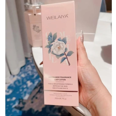Lotion Hoa Trà Weilaiya Dưỡng Thể Sáng Da 200ml - Giá giảm 299k, Dưỡng ẩm sâu, Không nhờn