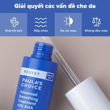 Lotion Paulas Choice Resist 10% AHA 30ml Da sáng mịn, căng bóng giá 1.048.000₫