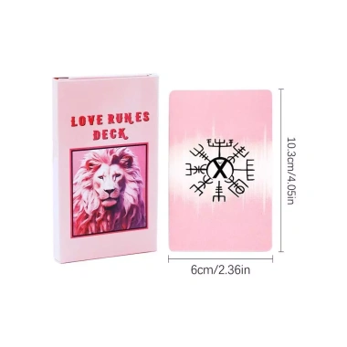 Love Runes Deck Pink Hướng dẫn mối quan hệ và bói toán Rune, giảm giá 71.280₫ 9
