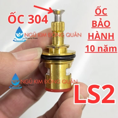 LS2 Lõi lạnh đồng Thau 304 không rỉ sét - BH 10 năm, ốc chuẩn, giá 26.750 VND, phù hợp vòi hồ, vòi chén, van T 304