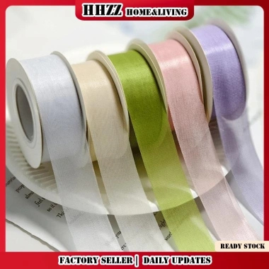 Lụa Mờ 2.5cm Sữa Lụa Ruy Băng Hoa Nướng - Bánh Handmade Quà Tặng Nơ Tự Làm Giá 30.334 VND
