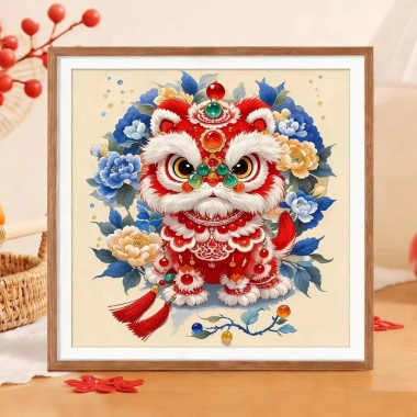 Lucky Lion Cross Stitch Thêu Tay 2.026 Phong Cách Mới Bộ Nafu Giá Ưu Đãi 280.699₫
