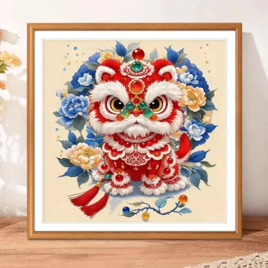 Lucky Lion Cross Stitch Thêu Tay 2.026 Phong Cách Mới Bộ Nafu Giá Ưu Đãi 280.699₫