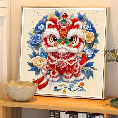 Lucky Lion Cross Stitch Thêu Tay 2.026 Phong Cách Mới Bộ Nafu Giá Ưu Đãi 280.699₫